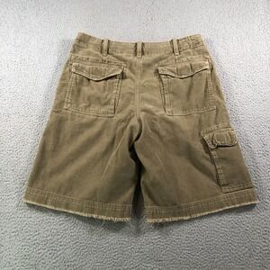 VTG Old Navy Short Men 31 [Fits 34] Brown Y2K Corduroy Baggy Beach Twill Skate